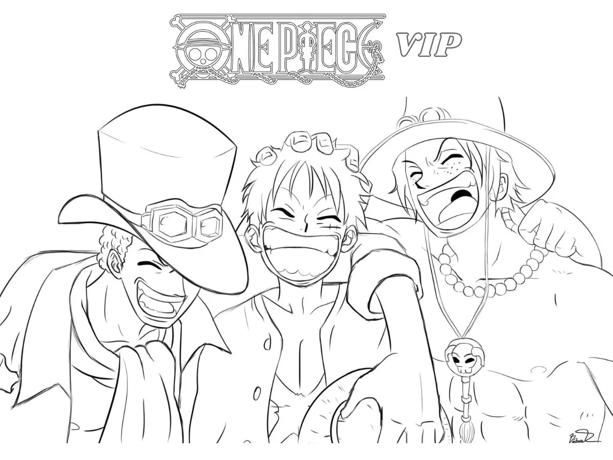 coloriage One Piece pour enfant a imprimer gratuit