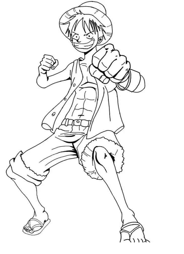 coloriage One Piece pour enfant gratuit