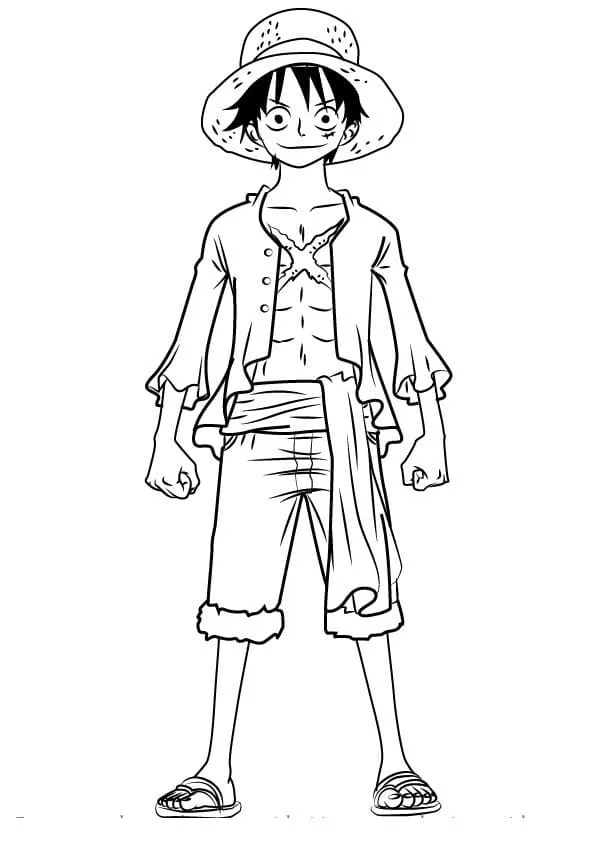 coloriage One Piece pour enfant de 8 ans 2