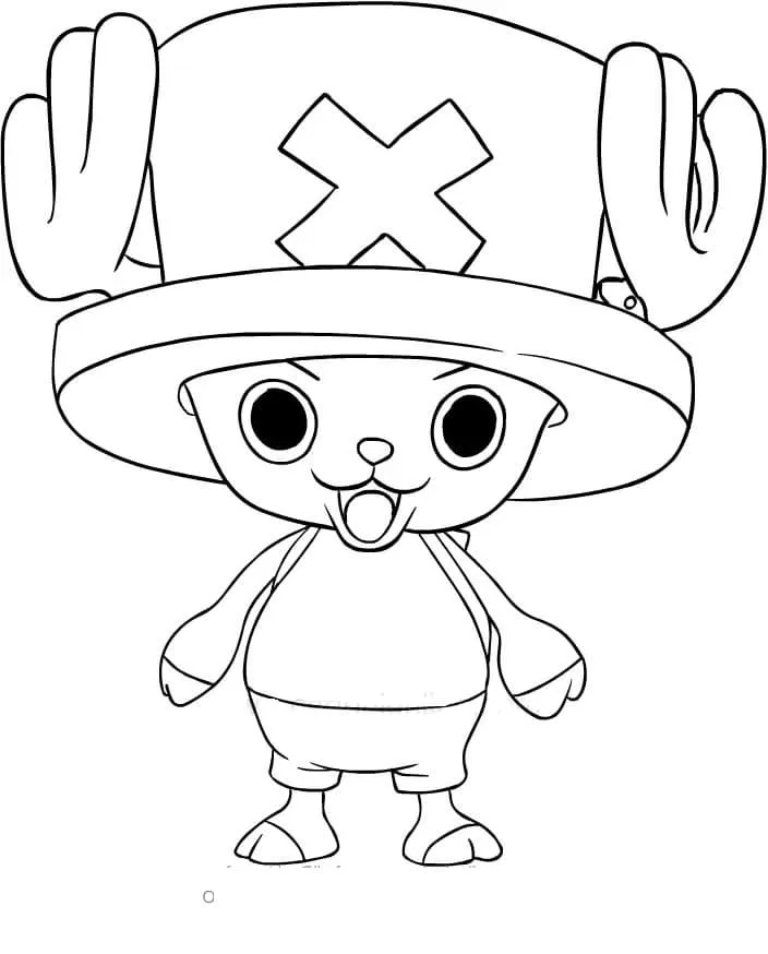 coloriage One Piece pour enfant de 2 ans