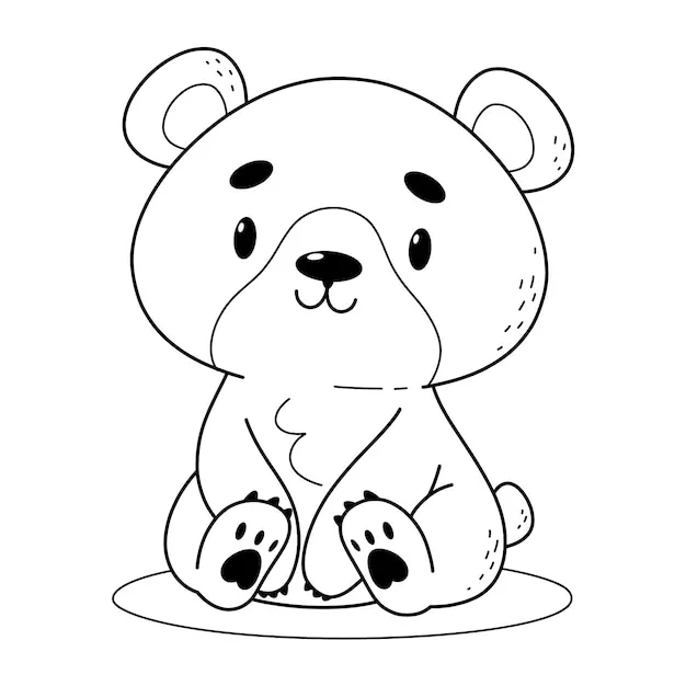 coloriage Ours pour enfants a imprimer gratuit