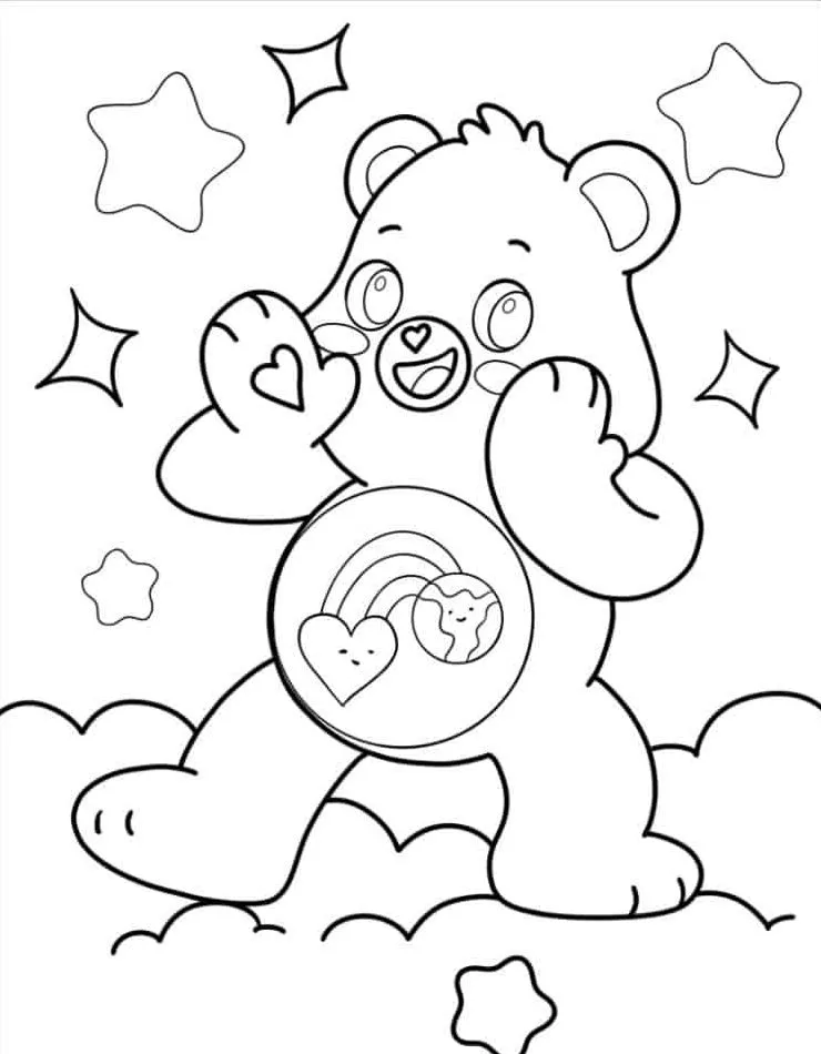 coloriage Ours à imprimer pdf gratuit