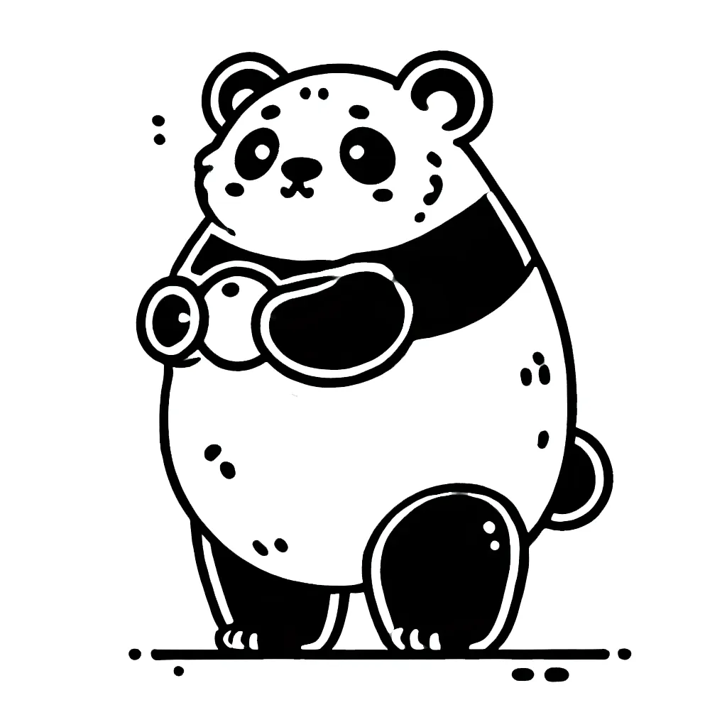 coloriage Panda en ligne