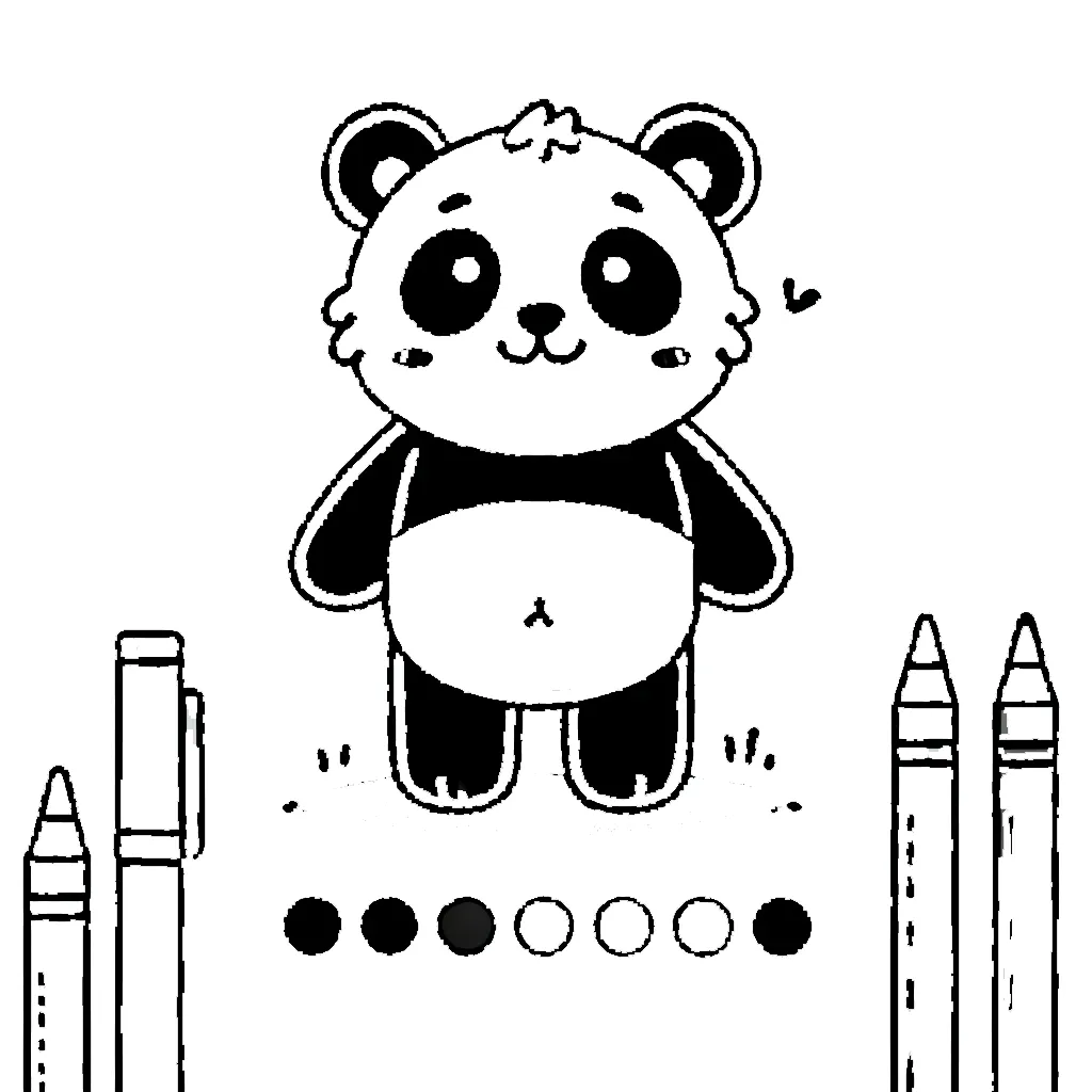 coloriage Panda a imprimer