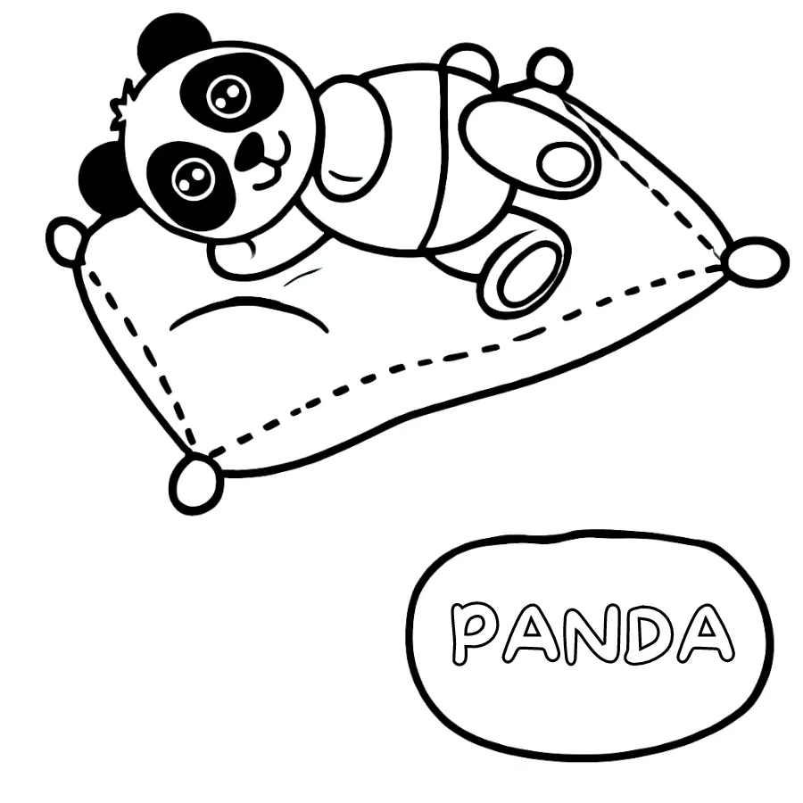 coloriage Panda a dessiner et imprimer