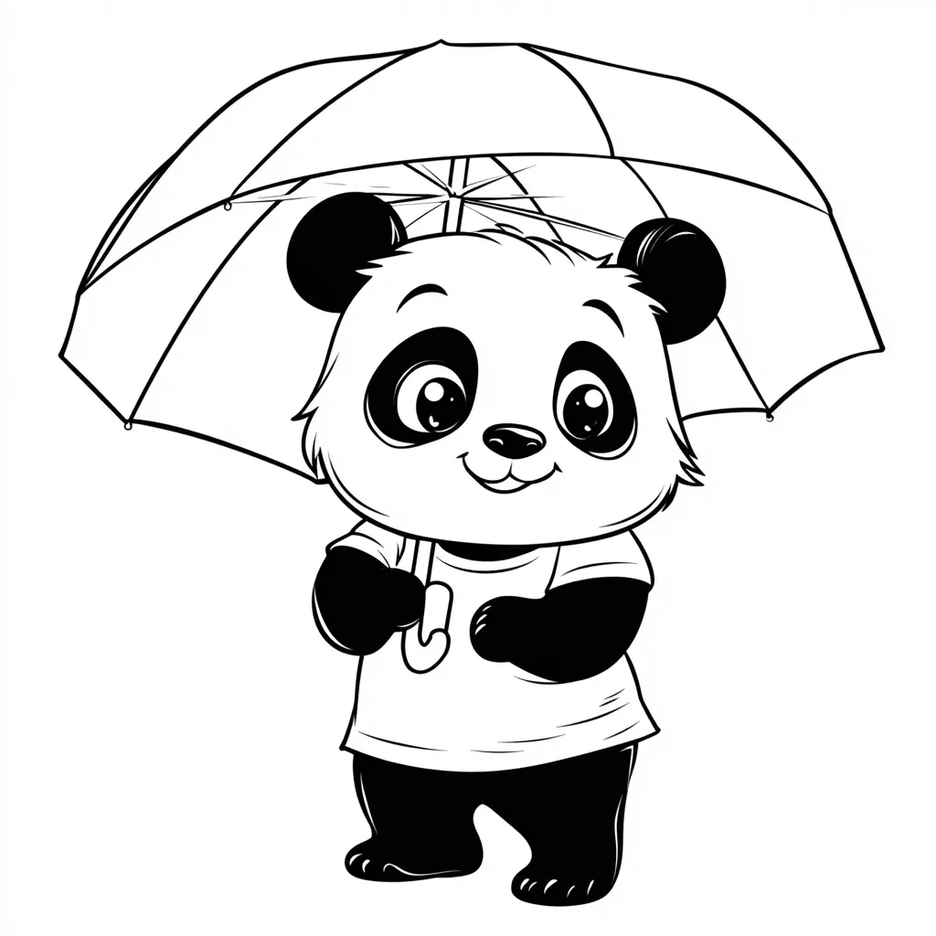 coloriage Panda à imprimer pdf