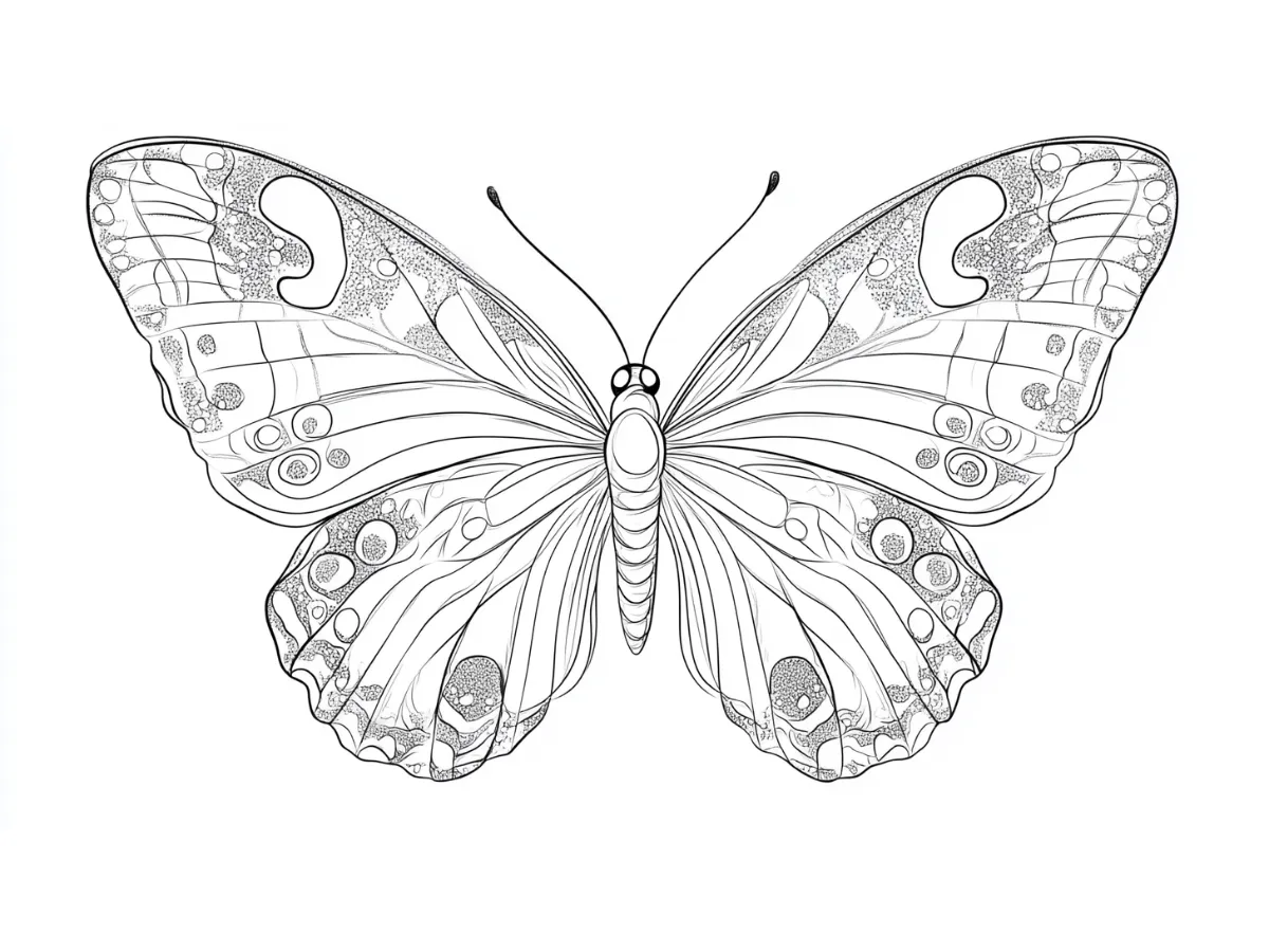 coloriage Papillon a imprimer gratuit