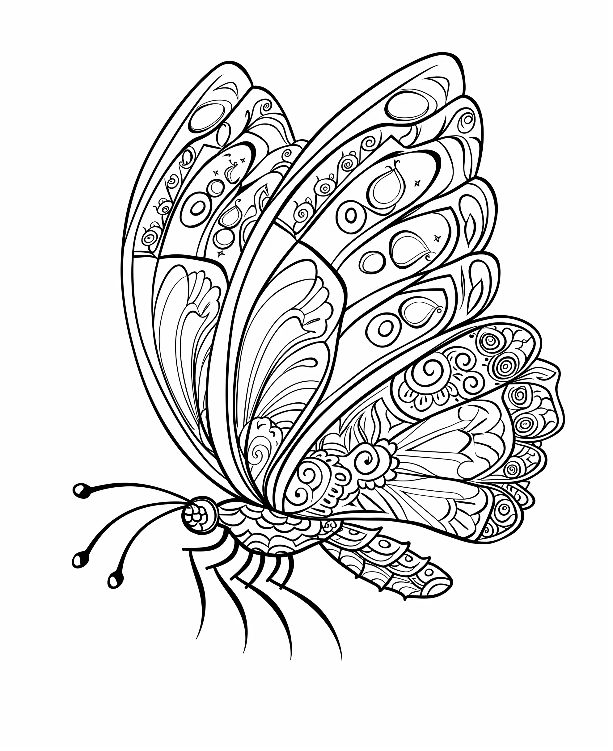 coloriage Papillon en ligne