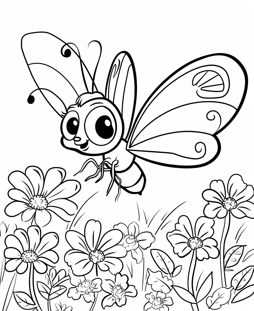 coloriage Papillon pour enfant a imprimer gratuit