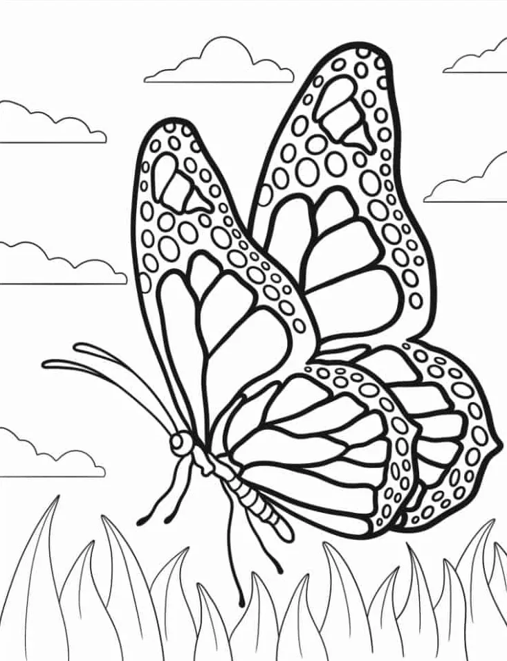 a imprimer coloriage Papillon gratuit