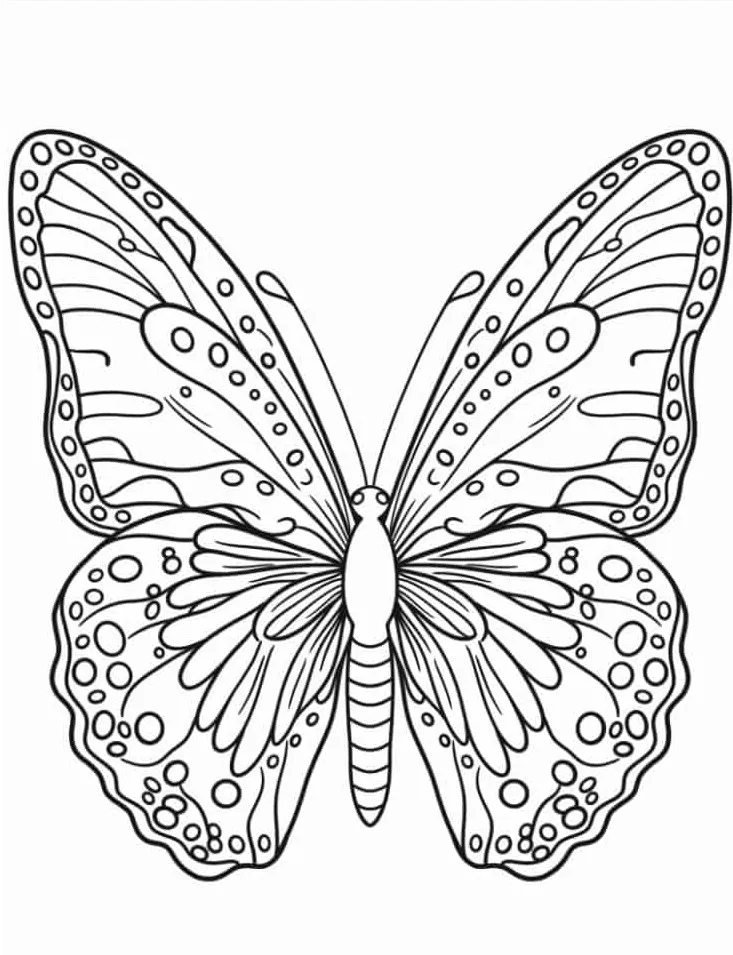 télécharger coloriage Papillon gratuit