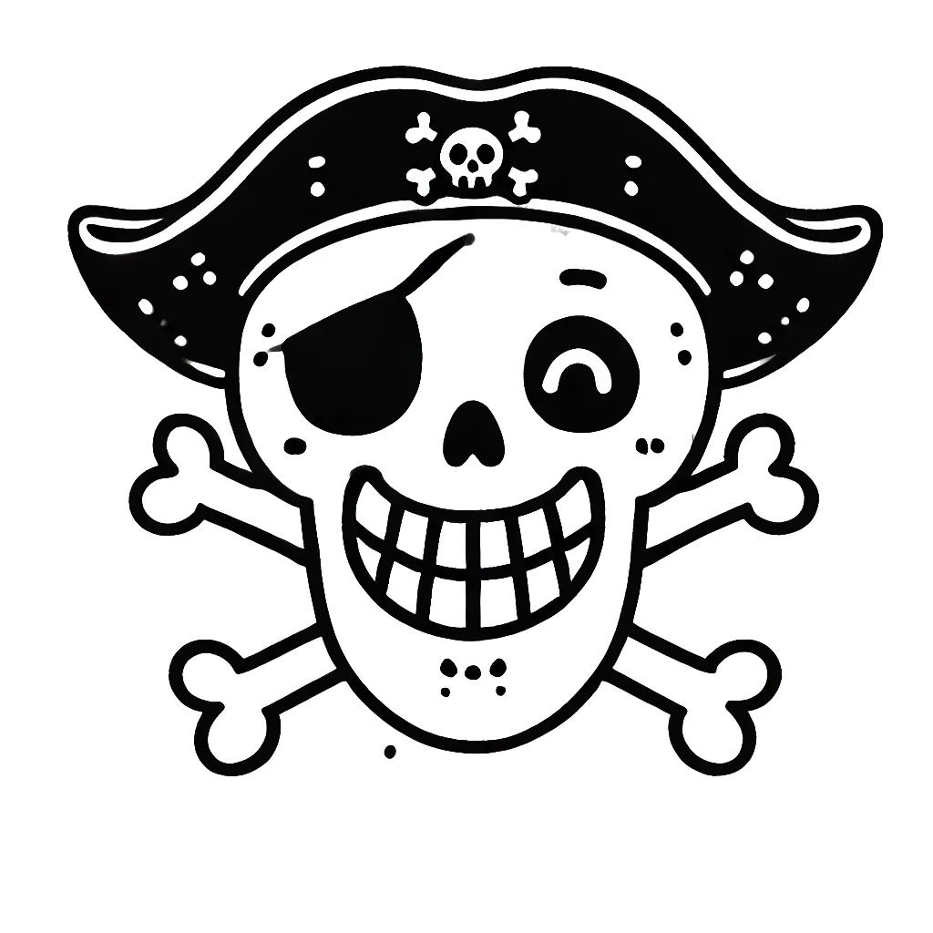 coloriage Pirate pour enfant de 5 ans