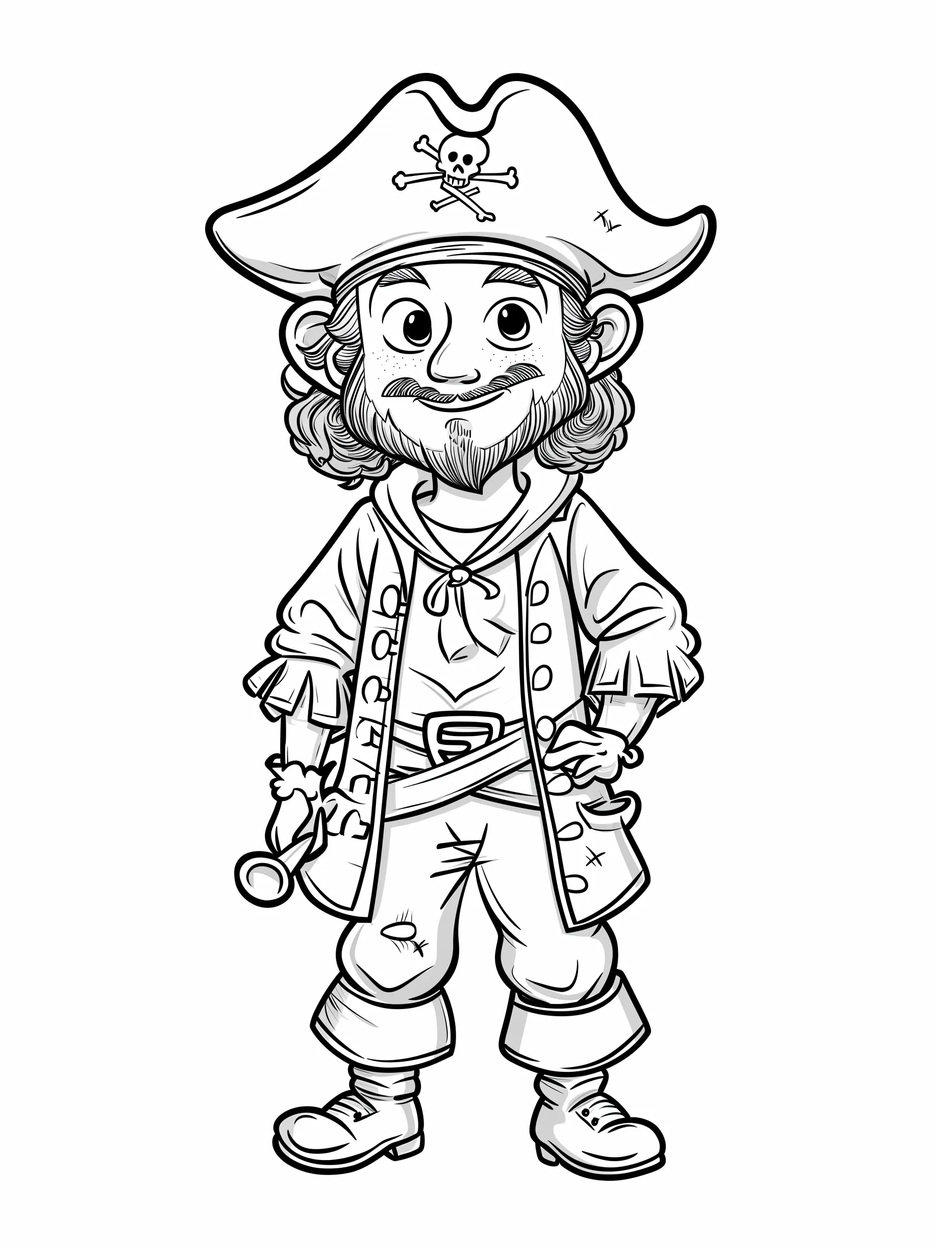 coloriage Pirate pour enfants