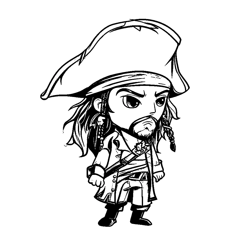 coloriage Pirate gratuit a imprimer 1