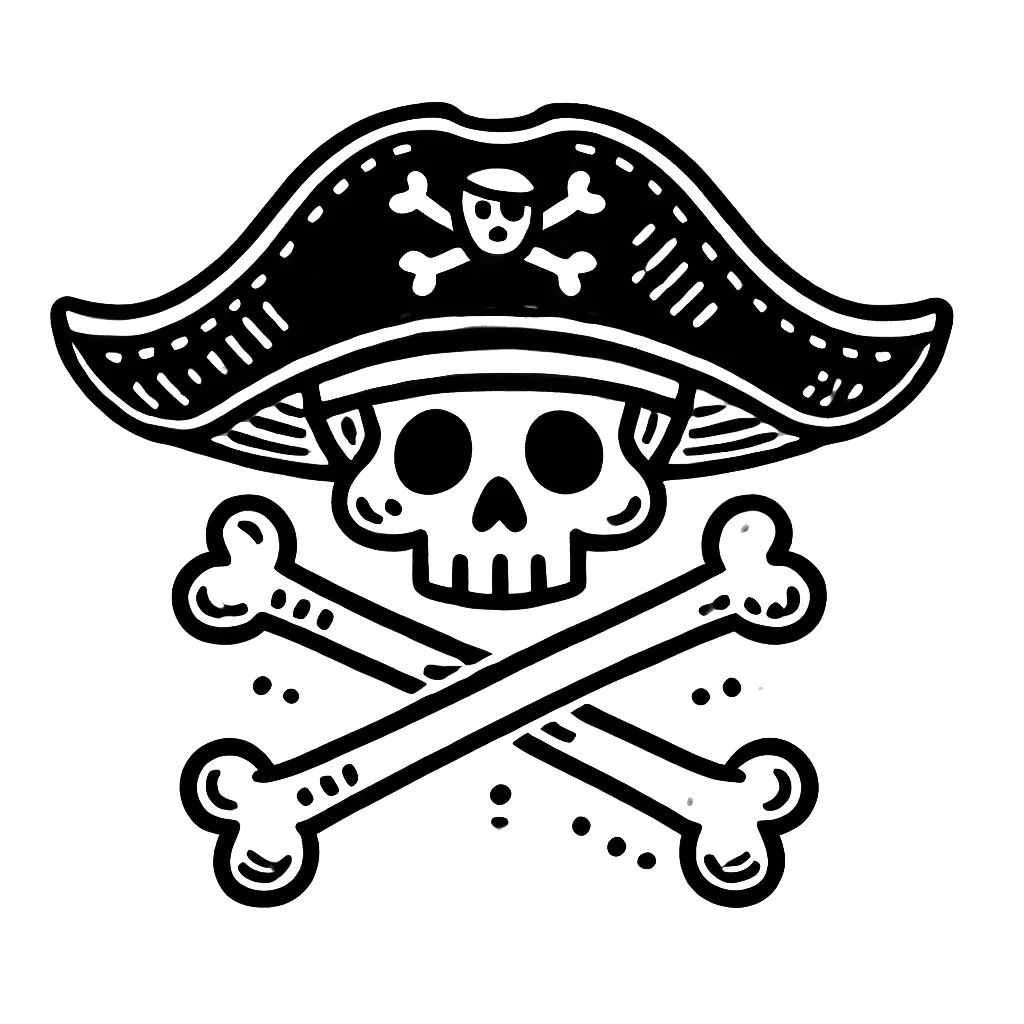 imprimer coloriage Pirate