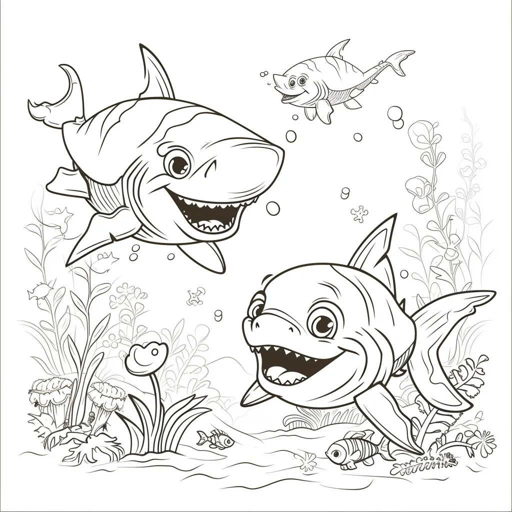 coloriage Poisson pour enfant gratuit 2