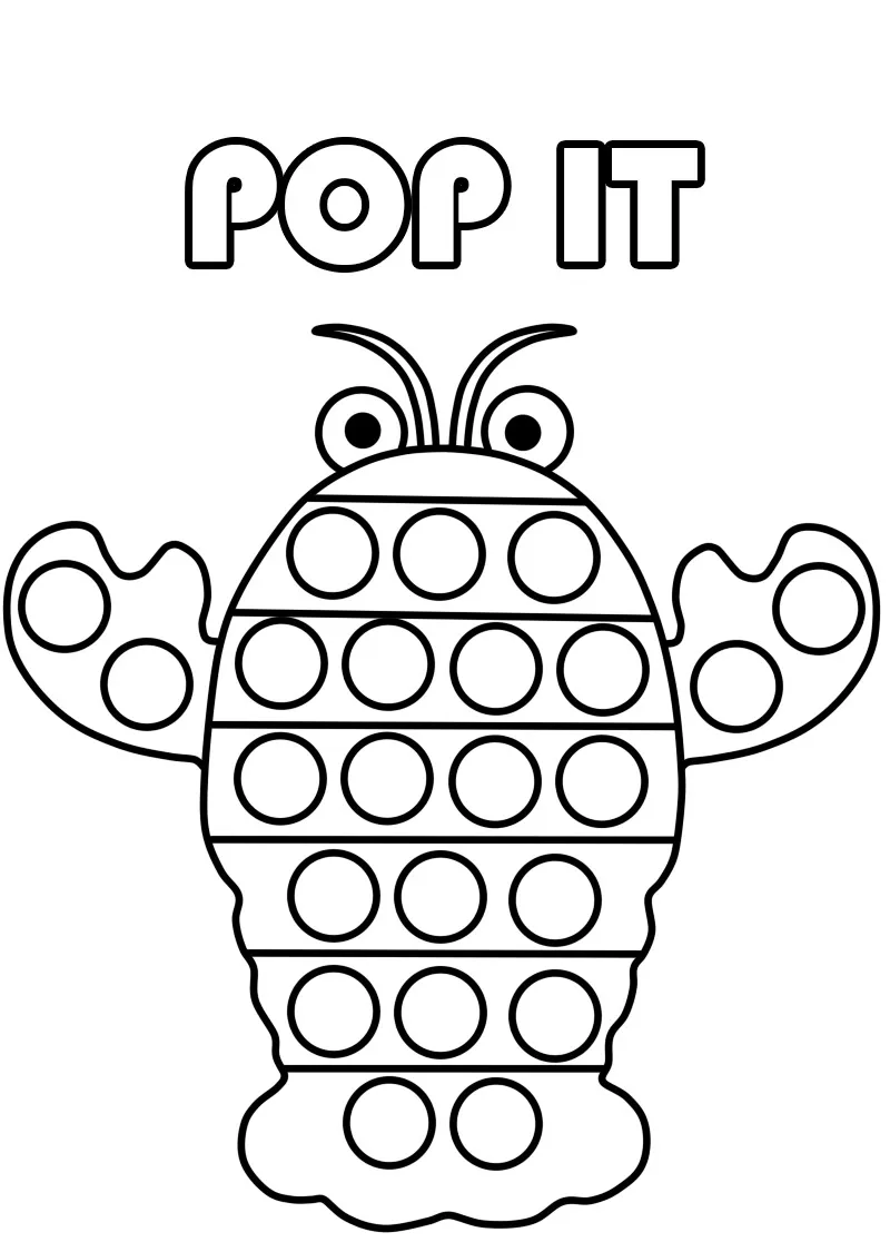 coloriage Pop it et dessins