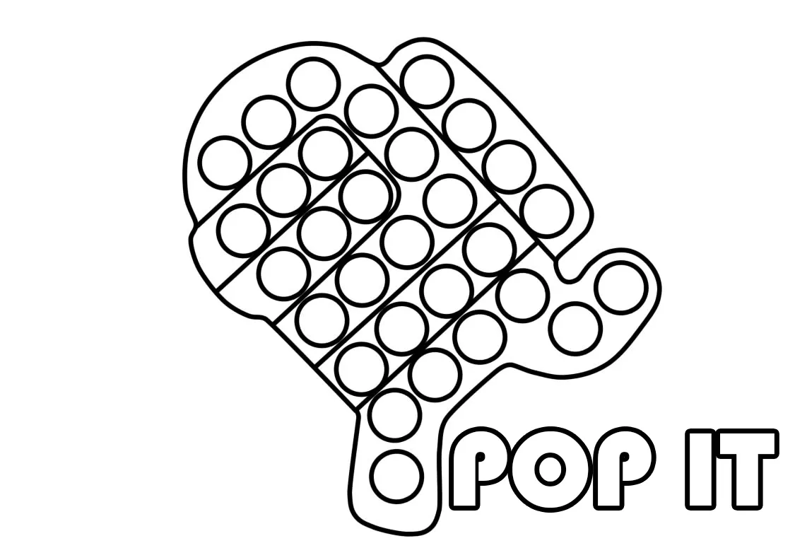 coloriage Pop it à imprimer pdf gratuit