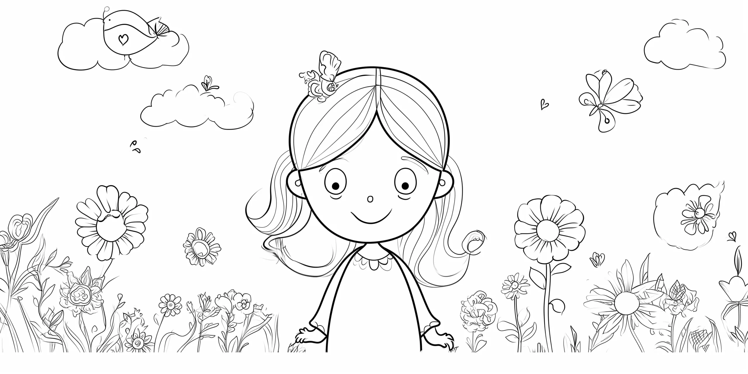 coloriage Printemps pour enfants a imprimer