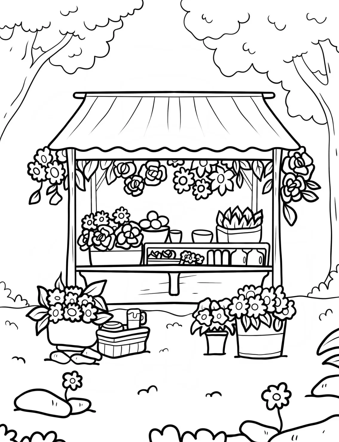 coloriage Printemps a colorier en ligne 2