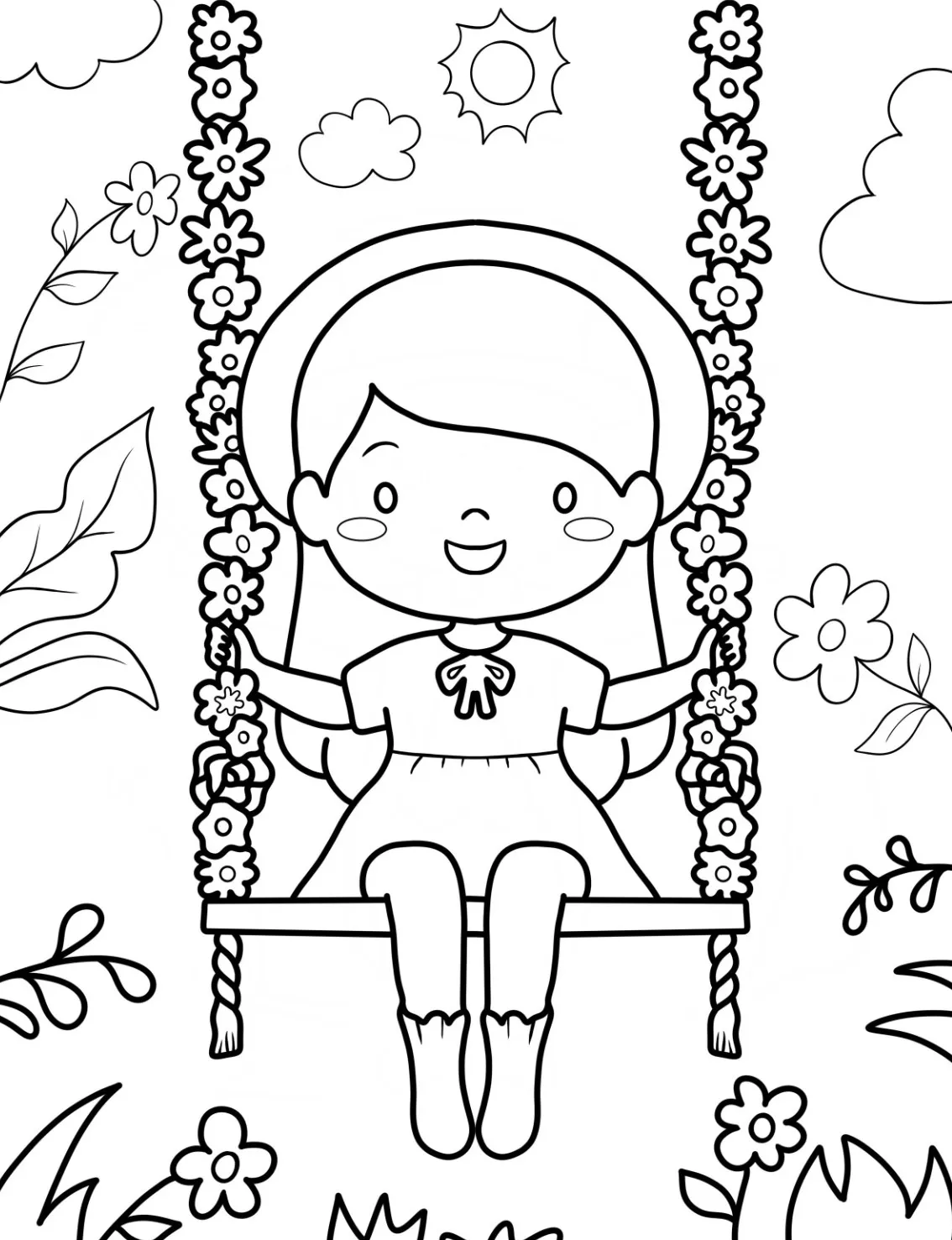 coloriage Printemps a colorier en ligne gratuitement