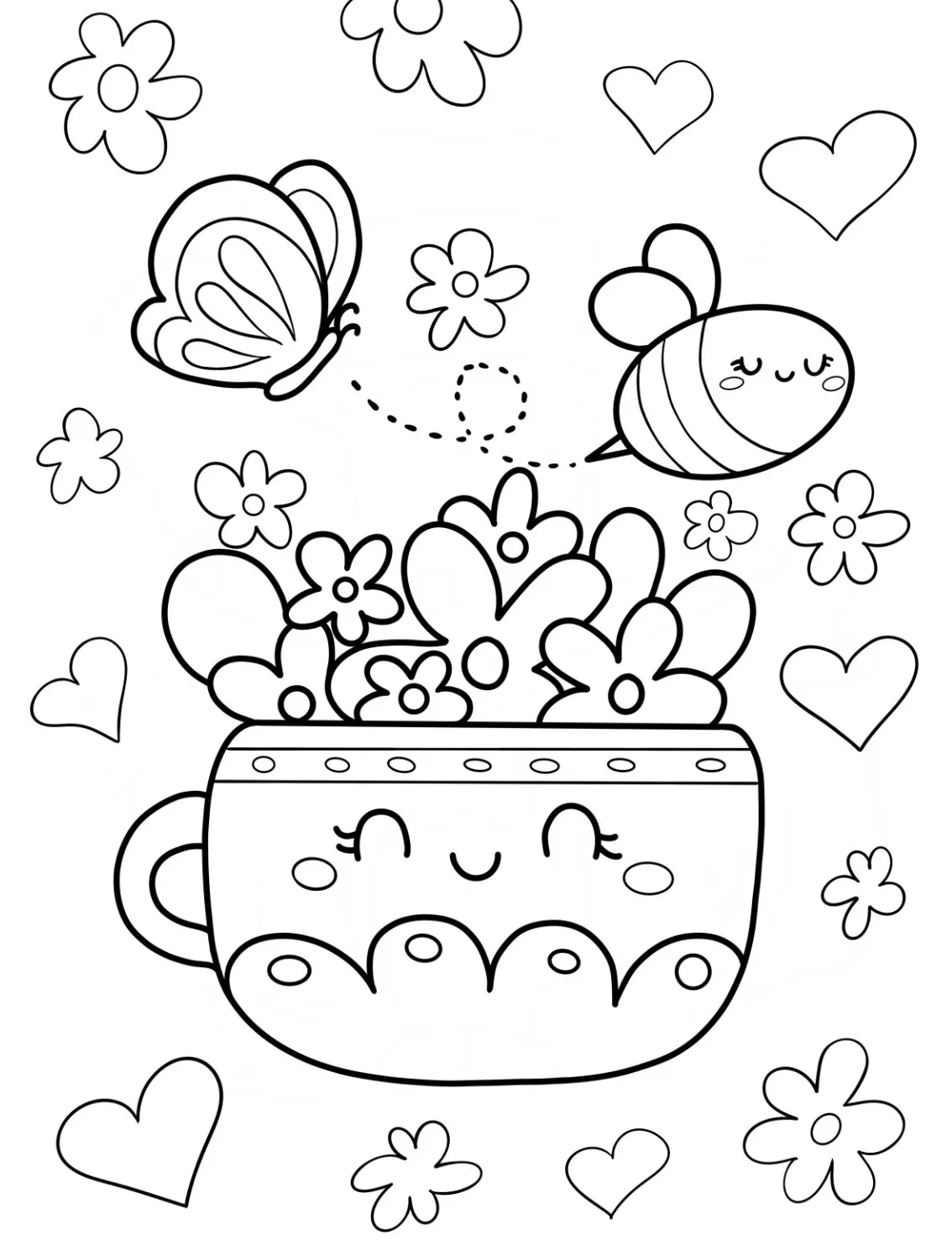 coloriage Printemps à imprimer pdf gratuit 1