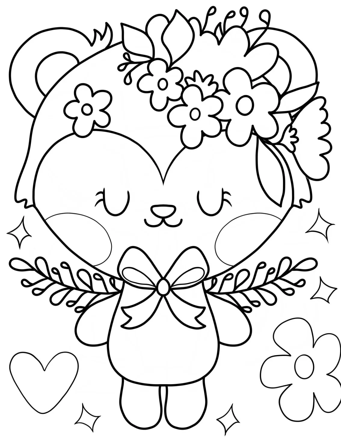 télécharger coloriage Printemps gratuit 1