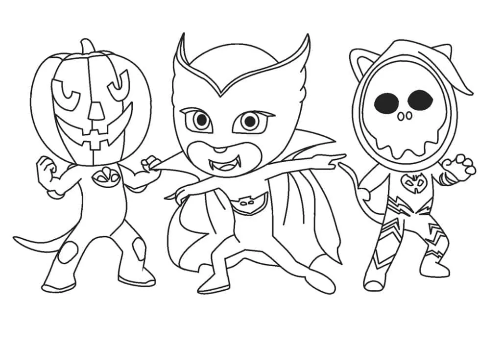 coloriage Pyjamasque a imprimer gratuit