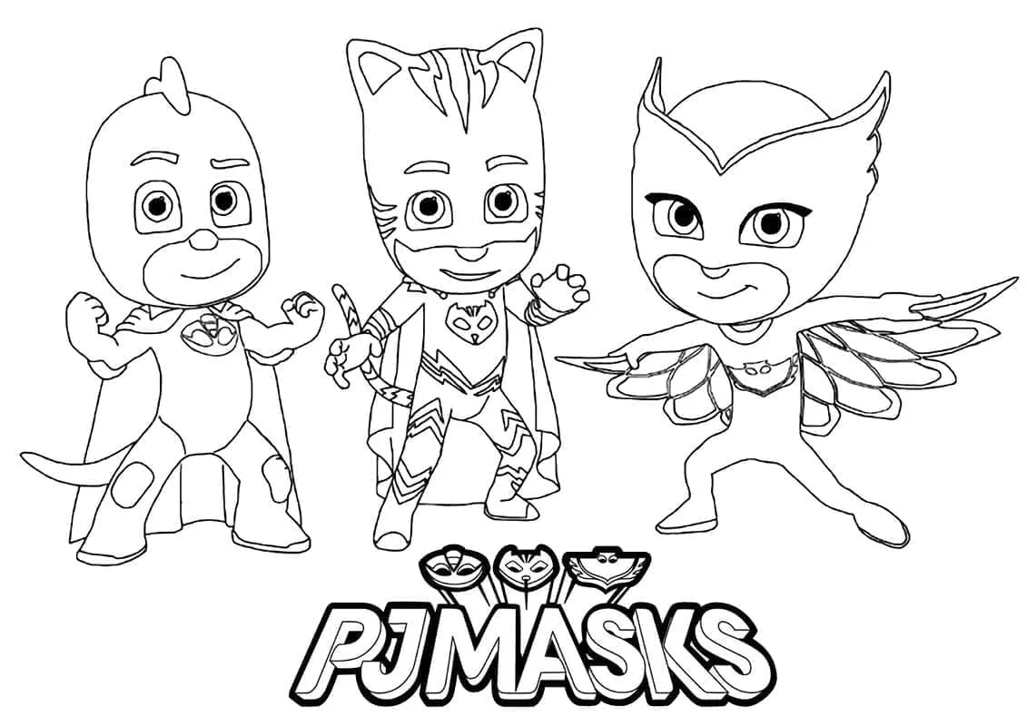 coloriage Pyjamasque gratuit