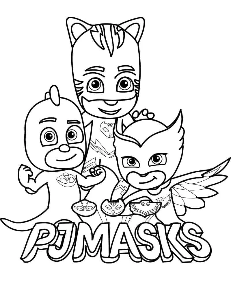 coloriage Pyjamasque à imprimer gratuitement