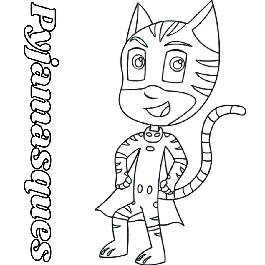 a imprimer coloriage Pyjamasque gratuit