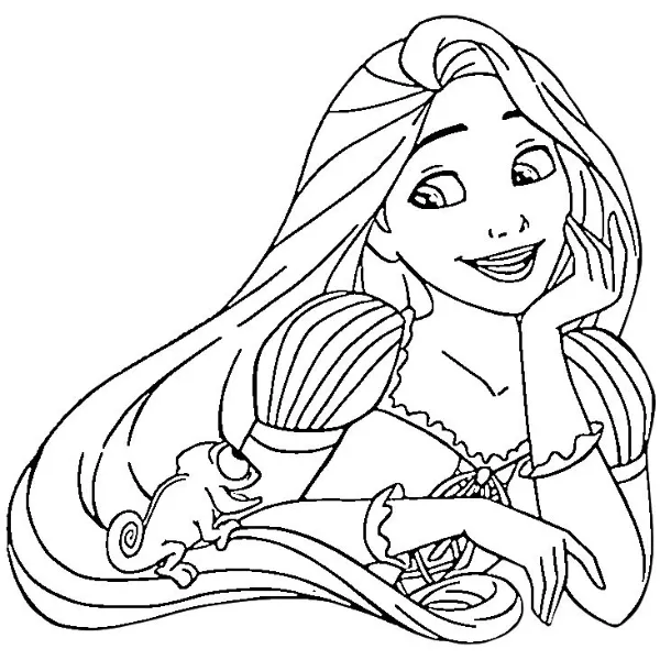 85+ Rapunzel para colorear: Escenas inolvidables de la película