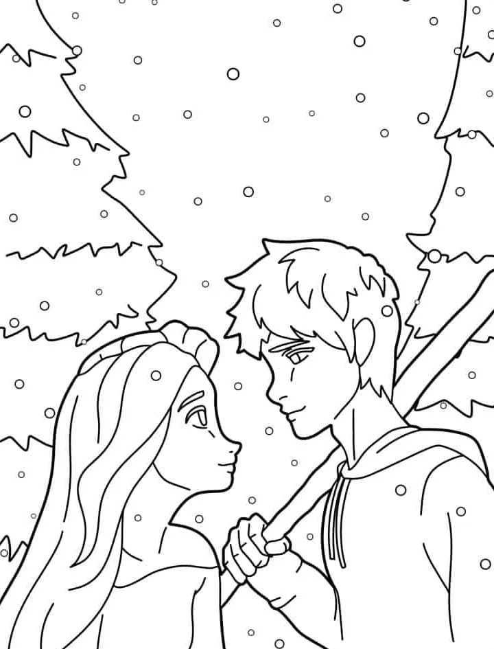 coloriage Reine Des Neiges à imprimer pour enfants 1