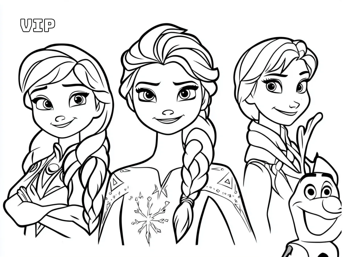 coloriage Reine Des Neiges gratuit