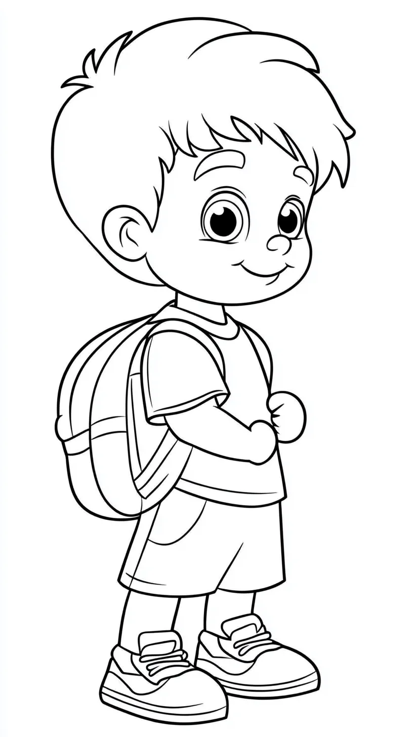 coloriage Rentrée Scolaire à imprimer pdf