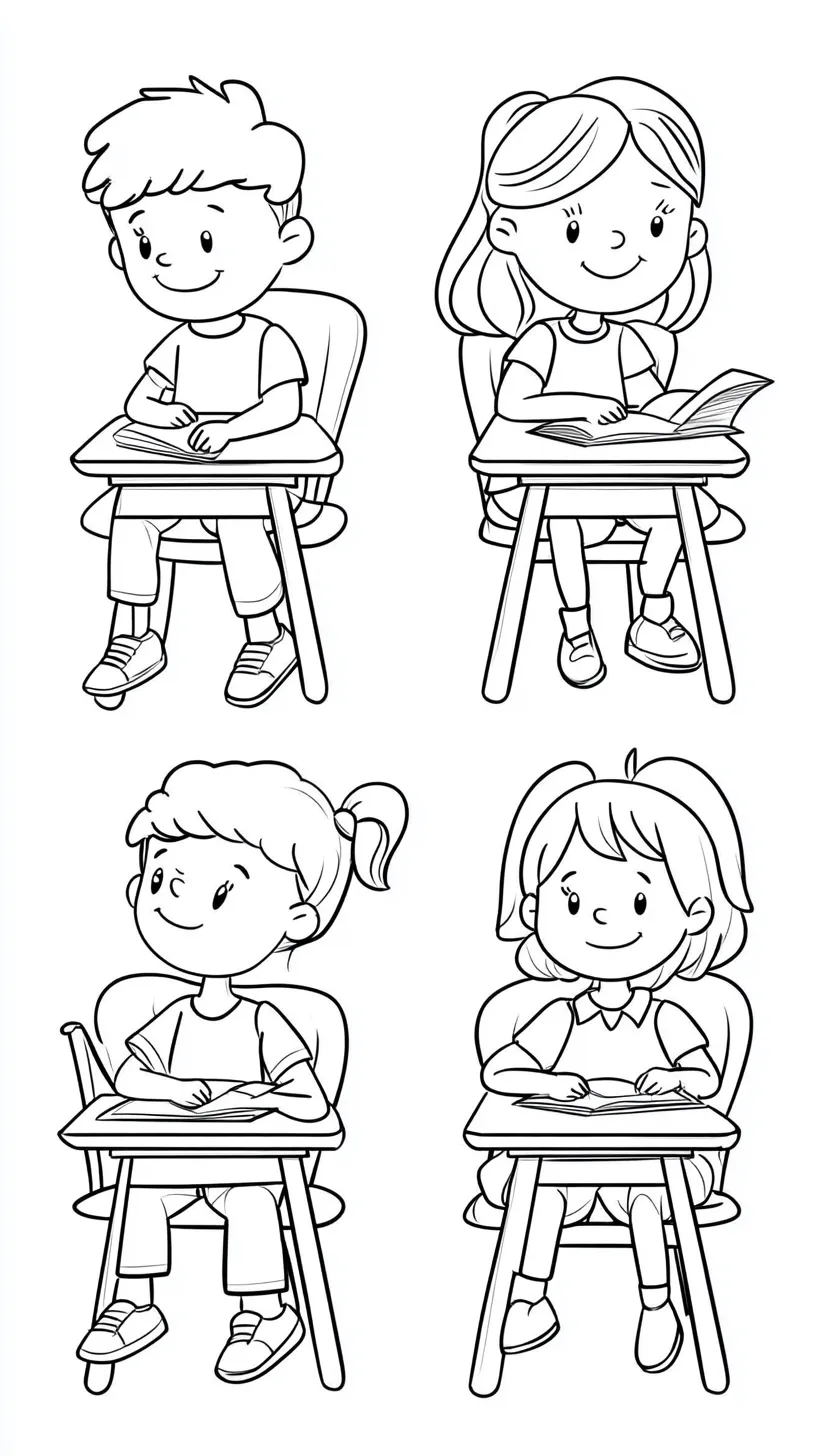 coloriage Rentrée Scolaire a imprimer gratuit