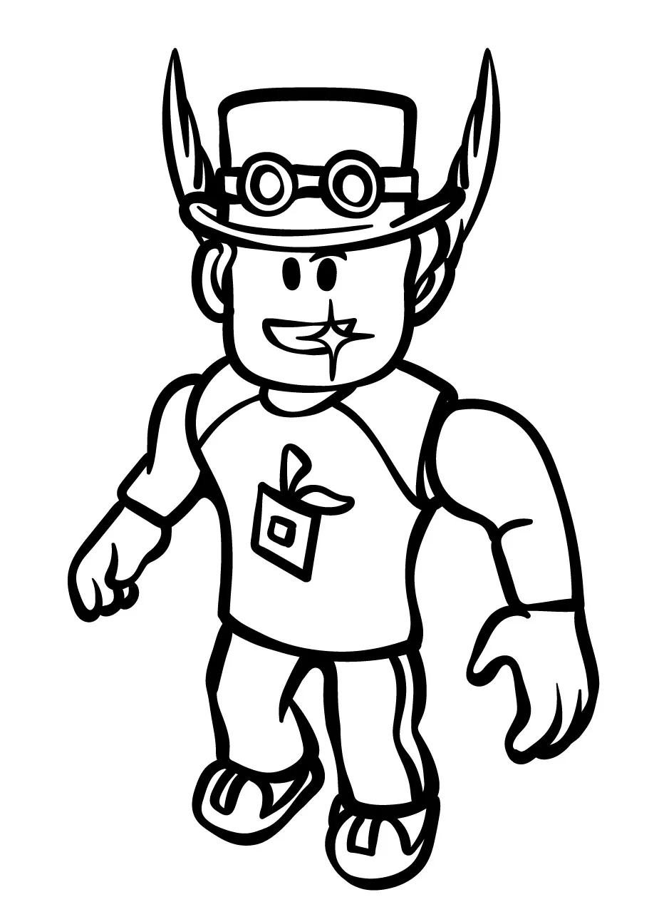 coloriage Roblox a imprimer