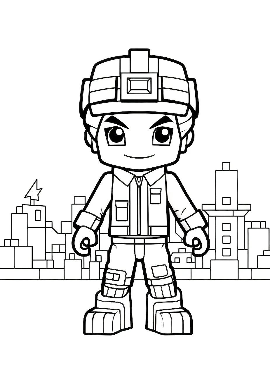 coloriage Roblox pour enfants 2