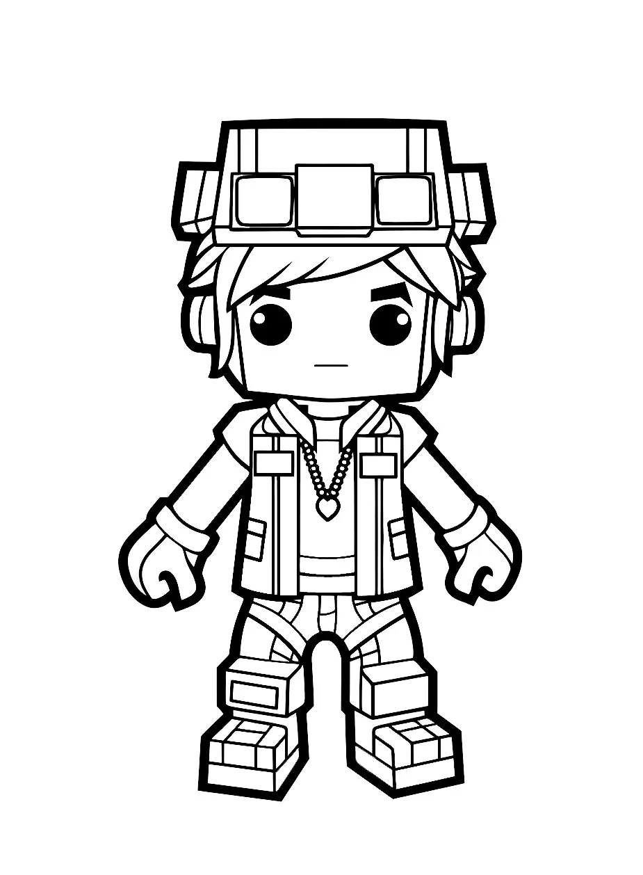 coloriage Roblox pour enfant gratuit