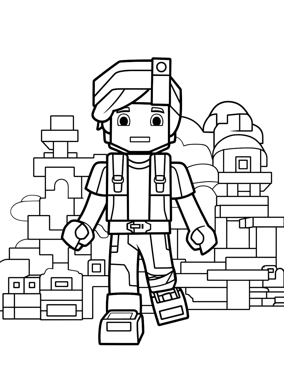 a imprimer coloriage Roblox gratuit 1