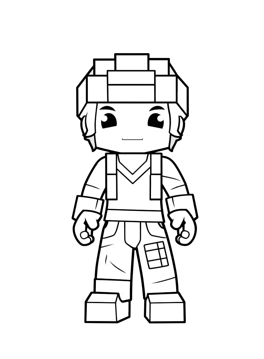 coloriage Roblox pour enfant 1