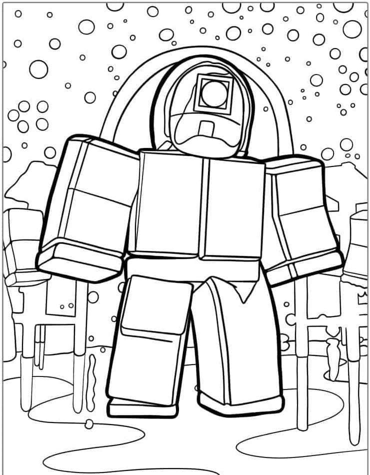 coloriage Roblox a imprimer gratuitement