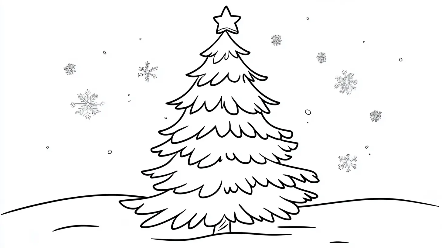 coloriage Sapin gratuit a imprimer