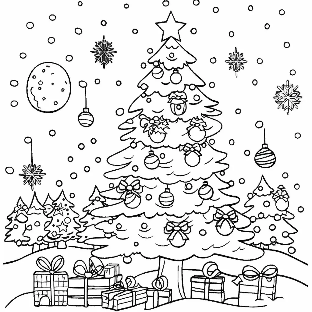 coloriage Sapin et dessins