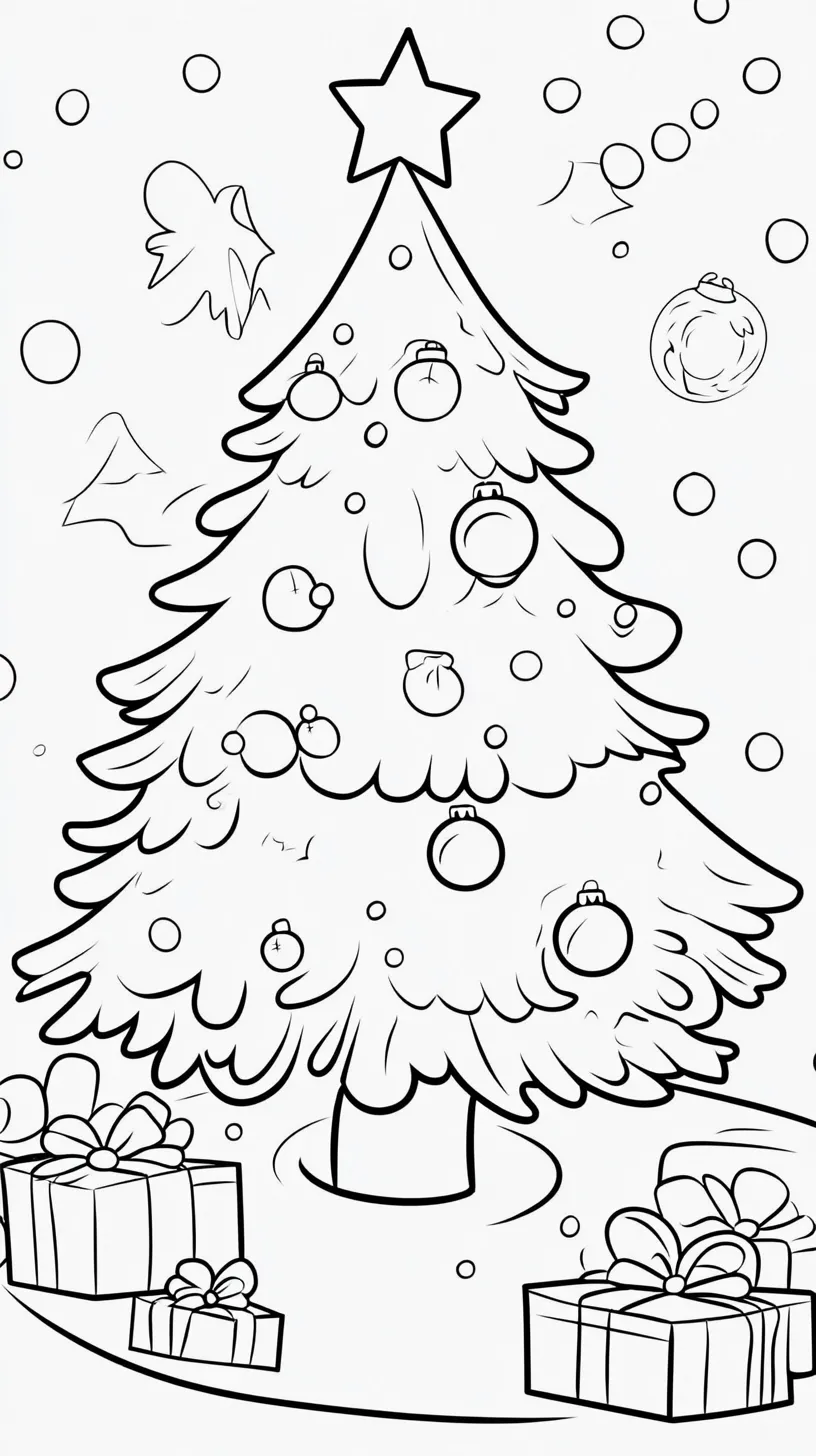 coloriage Sapin à imprimer