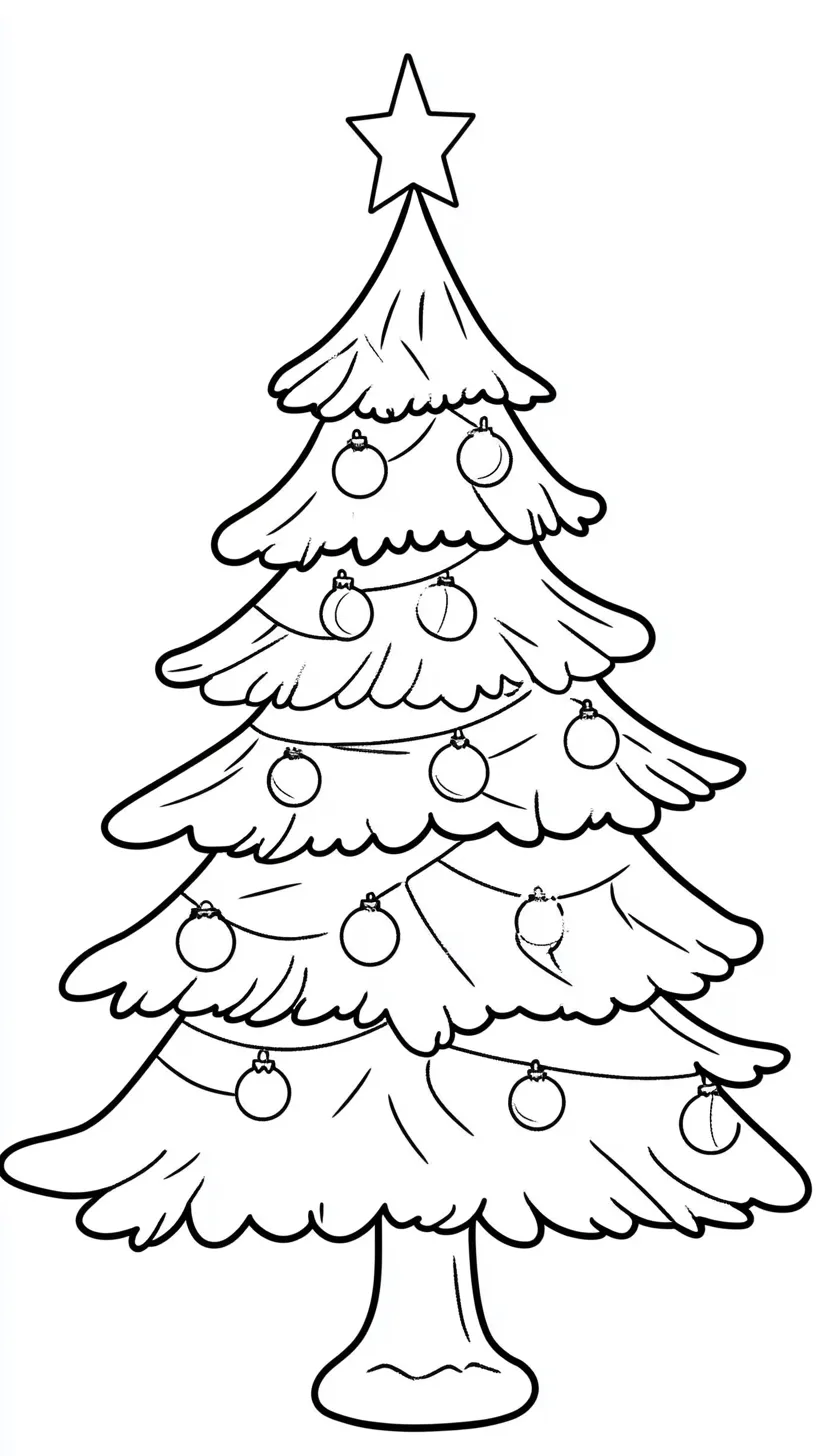 imprimer coloriage Sapin gratuit