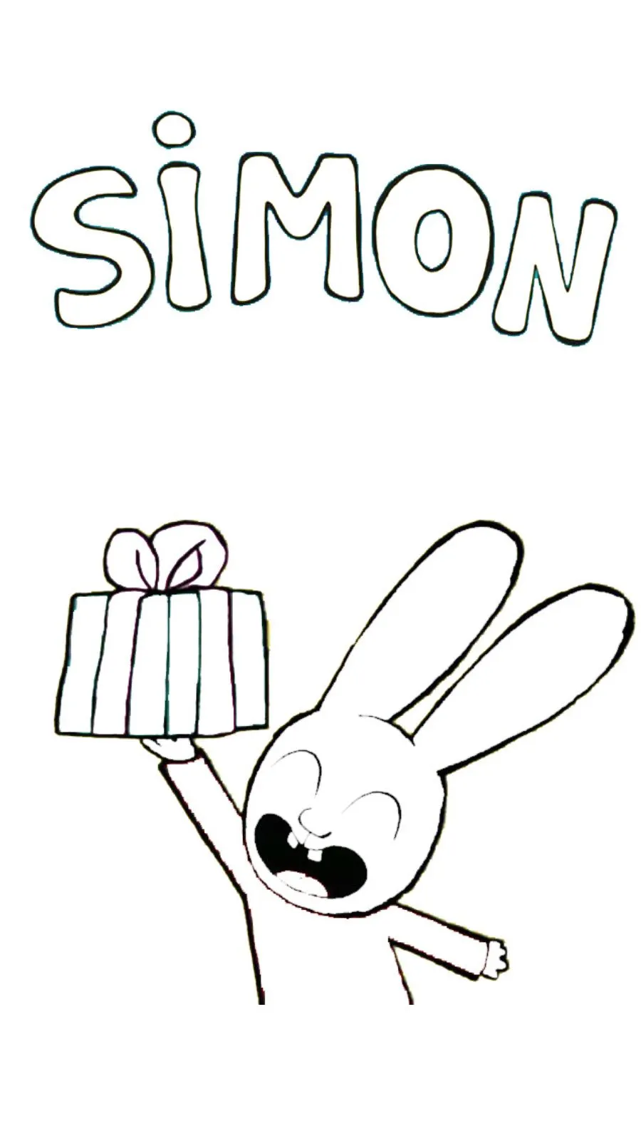 coloriage Simon gratuit pour enfants