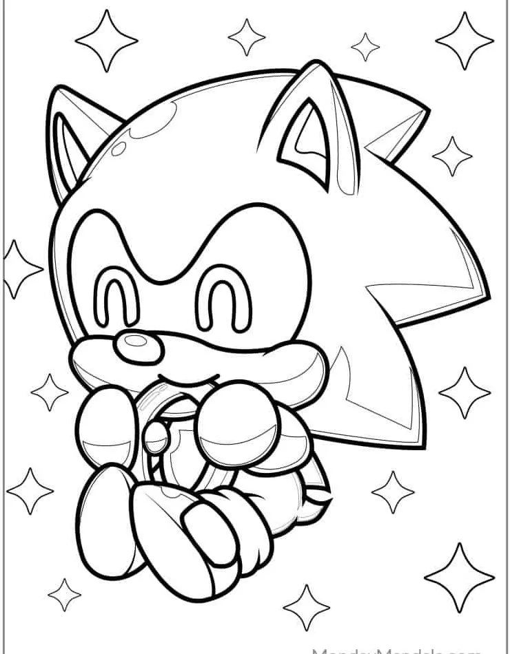 coloriage Sonic et dessins