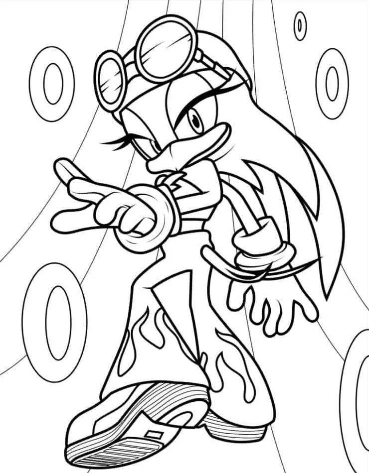 coloriage Sonic pour enfant gratuit