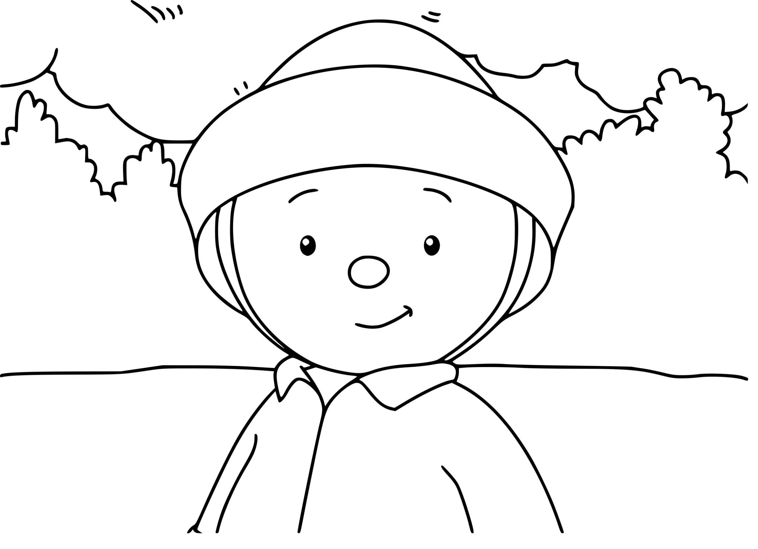 coloriage T’choupi à imprimer gratuit